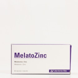 Melatozinco 1 mg, 60 cápsulas.