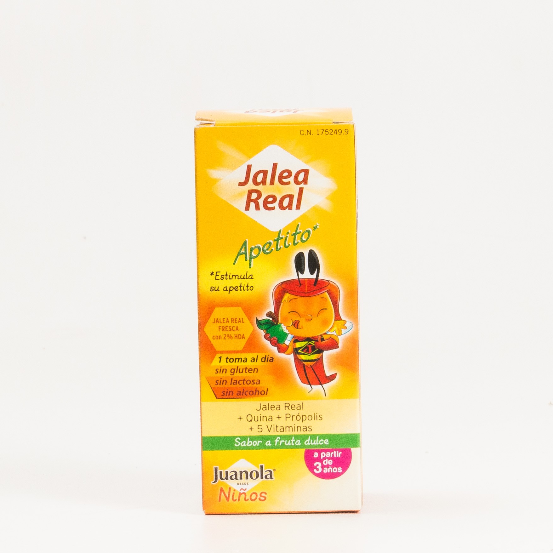 Juanola Royal Jelly Appetite para crianças, 150ml.