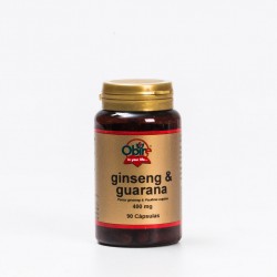 Obire Ginseng + Guaraná 400 mgs, 90 Caps.