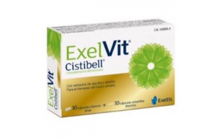 Exelvit cistibel 20 cápsulas