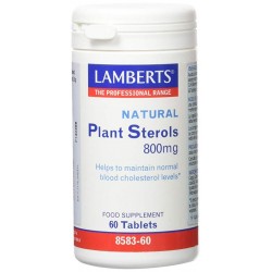 LAMBERTS Sterols vegetais 800mg, 60 comprimidos.