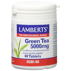 Lamberts Chá Verde 5000 mg, 60 comprimidos.