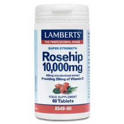 Lamberts Rosa Mosqueta 10.000 mg, 60 comprimidos.