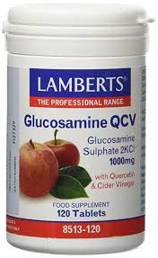 LAMBERTS Glucosamina QCV, 120 comprimidos.