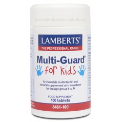 LAMBERTS MultiGuard para Crianças, 100 comprimidos.