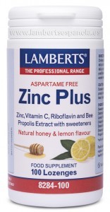 LAMBERTS Zinco Plus, 100 pastilhas.