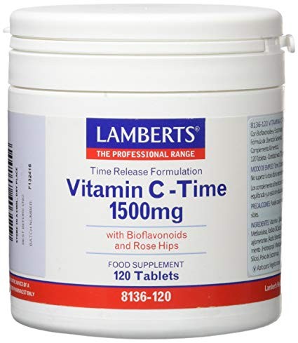 LAMBERTS Vitamina C 1500 mg. Liberação Sustentada, 120 comprimidos.