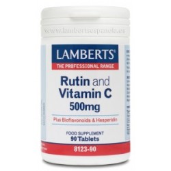 LAMBERTS Rutina & Vitamina C 500 mg, 90 comprimidos.