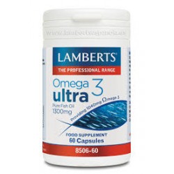 LAMBERTS Omega 3 Ultra, 60 cápsulas.
