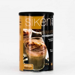 Café da manhã Siken Diet Cappuccino, 400 g.