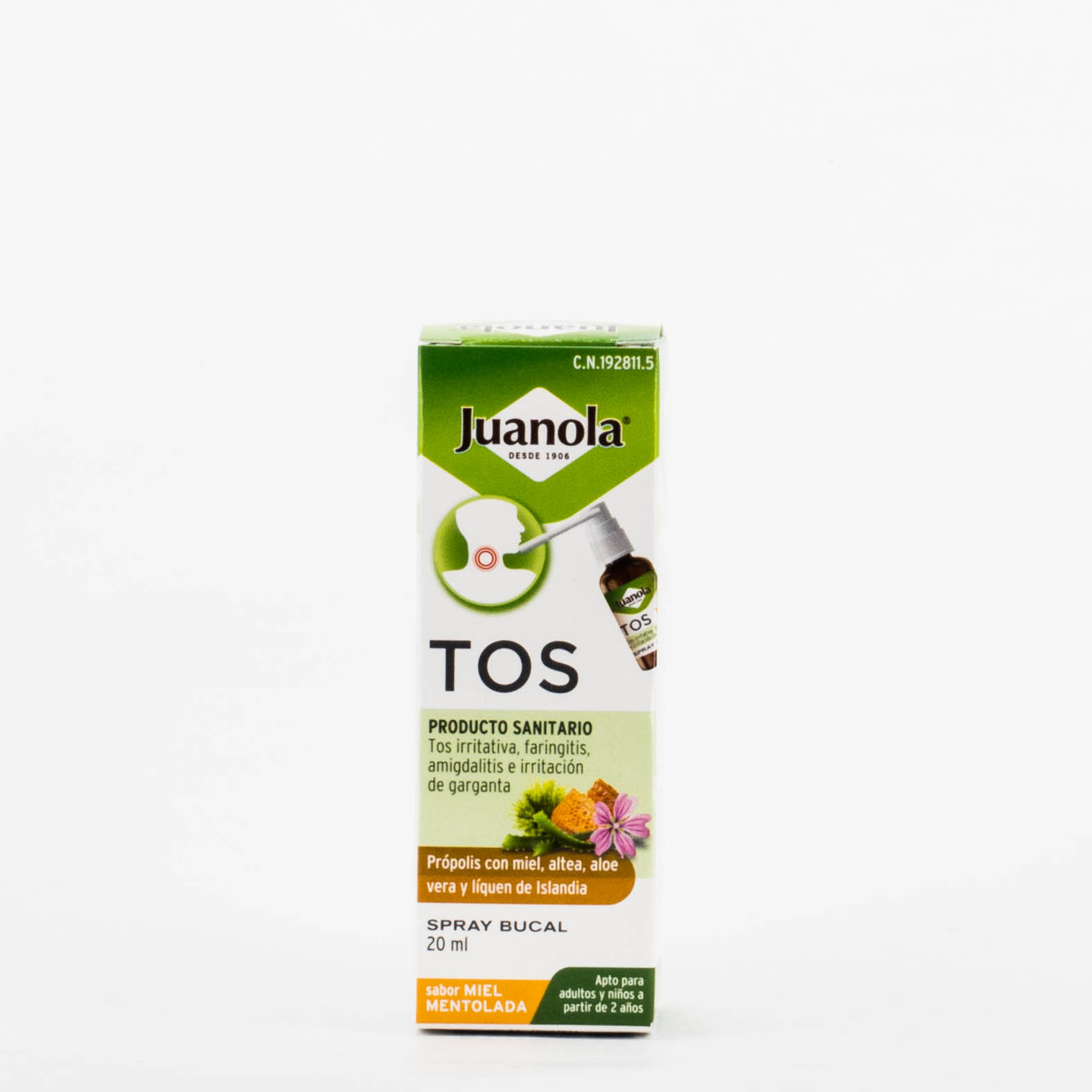 Juanola Spray Bucal para Tosse, 20ml.