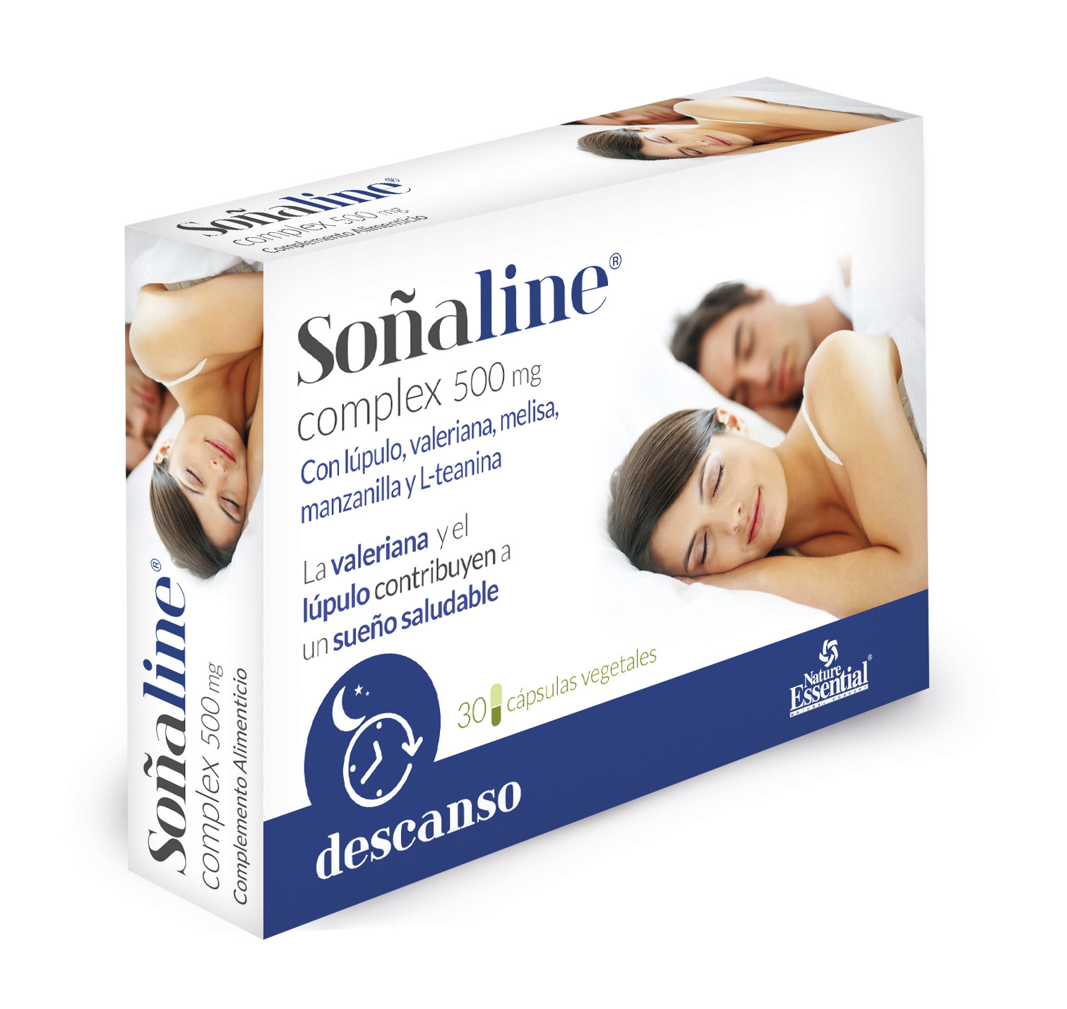 Nature Essential Soñaline Complex 500mg, 30 cápsulas.