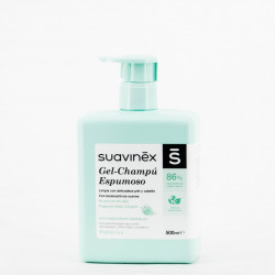 Suavinex Espuma Gel-Shampoo, 500ml.