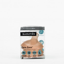 Suavinex Zero Silicone Nipple Fluxo Denso, 2Pc.