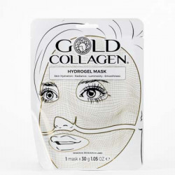 Máscara de hidrogel de colágeno dourado