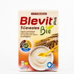 Blevit Plus 5 Cereais Orgânicos, 250gr.