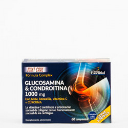 Nature Essential Glucosamina + Condroitina + MSM 1000 mg, 60 comprimidos