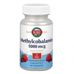 KAL Methylcobalamin 1000 mcg (B-12) - 60 comprimidos pastilhas