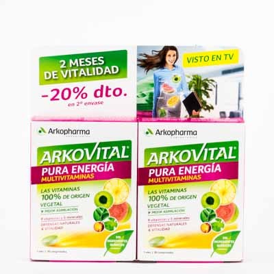 Arkovital Energia Pura DUPLO, 2x30 Comp.