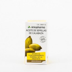 Arkocapsules óleo de semente de abóbora, 50 cápsulas.