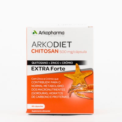 Arkodiet Chitosan Extra Forte 500mg 60 cápsulas