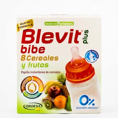 Blevit Plus Bibe 8 Cereais e Frutas, 600gr.