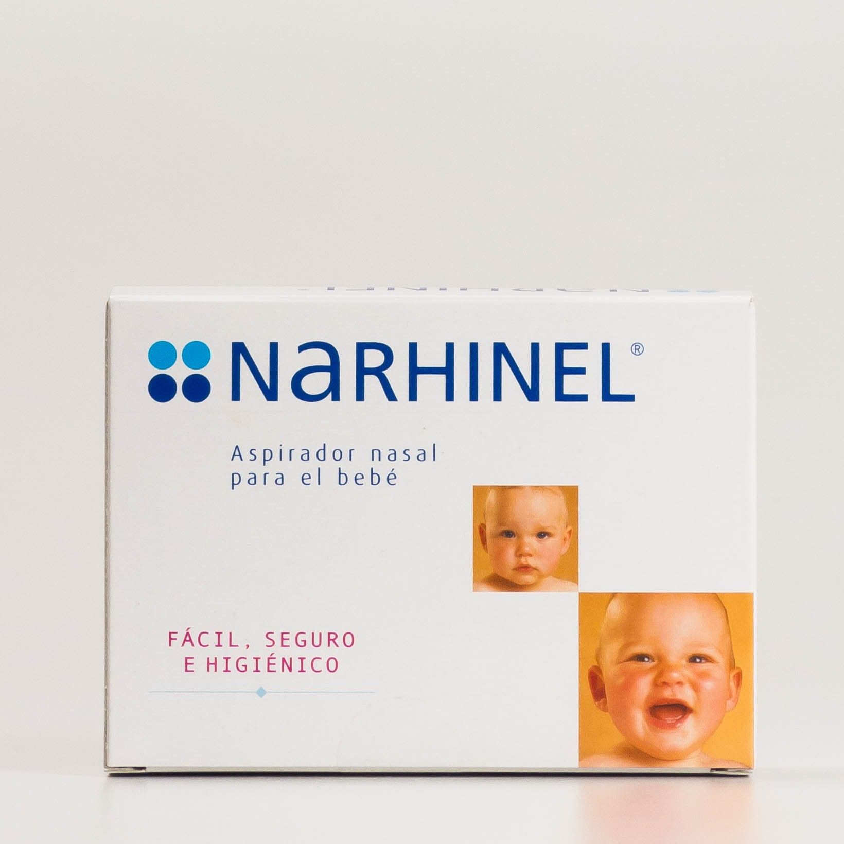 Rhinomer Baby Narhinel Comfort Aspirador Nasal para Bebês, + 2 Recargas Macias Descartáveis