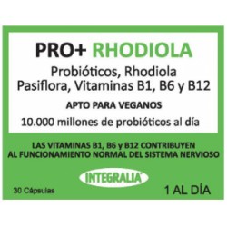 Integralia Pro+ Rhodiola, 30 cápsulas.