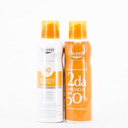 EUCERIN SUN +50 DUPLO SPRAY TRANSP