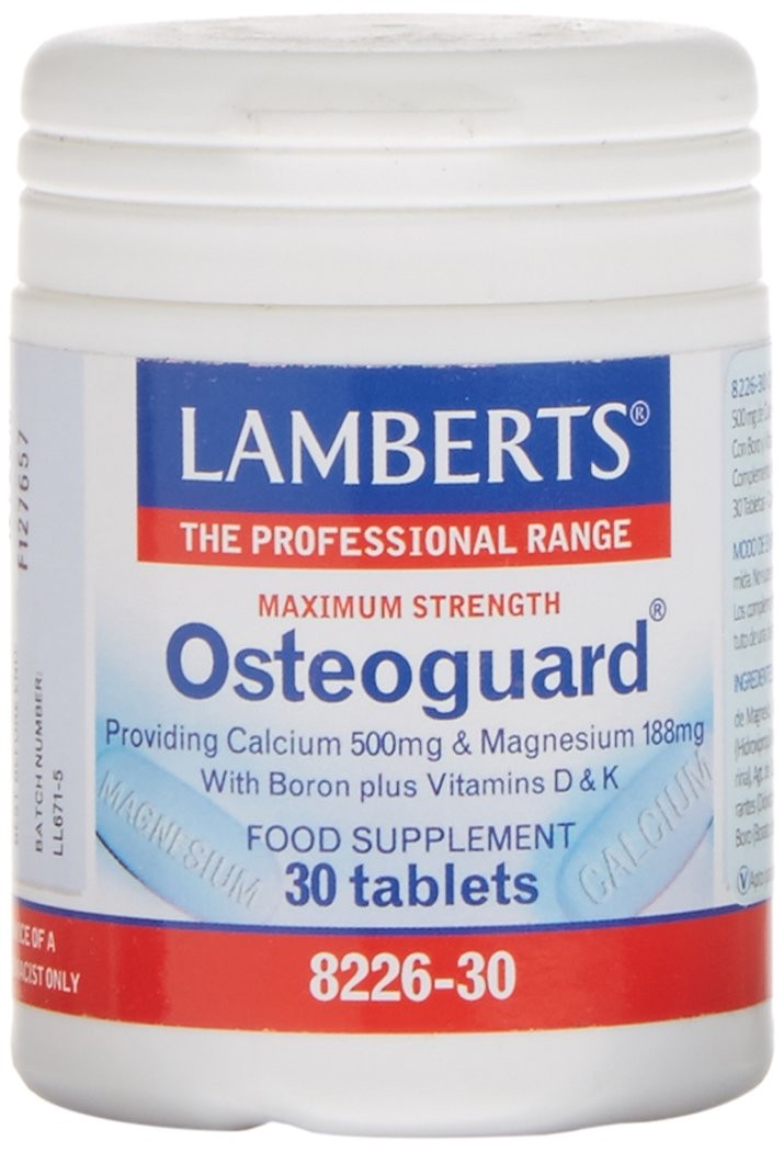 LAMBERTS Osteoguard, 30 comprimidos.