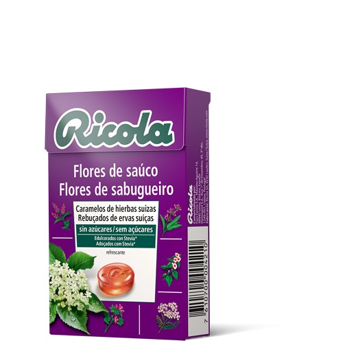 Balas Ricola Flor de Sabugueiro, 50g.