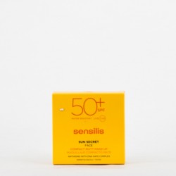Sensilis Sun Maquiagem Compacta FPS50+ Dourado, 10g.