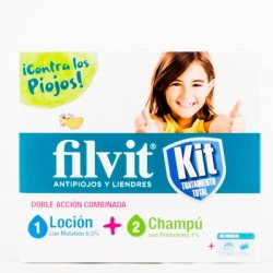 Kit de tratamento anti-piolhos Filtvit