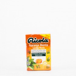 Balas Ricola Orange-Mint, 50g.