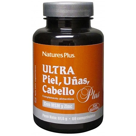 Natures Plus Ultra Piel Cabello y Uñas Plus, 60 Comp.