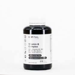 Hivital Vitamin B Complex, 210 cápsulas veganas.