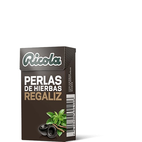 Ricola Herbal e Pérolas de Alcaçuz, 25g.