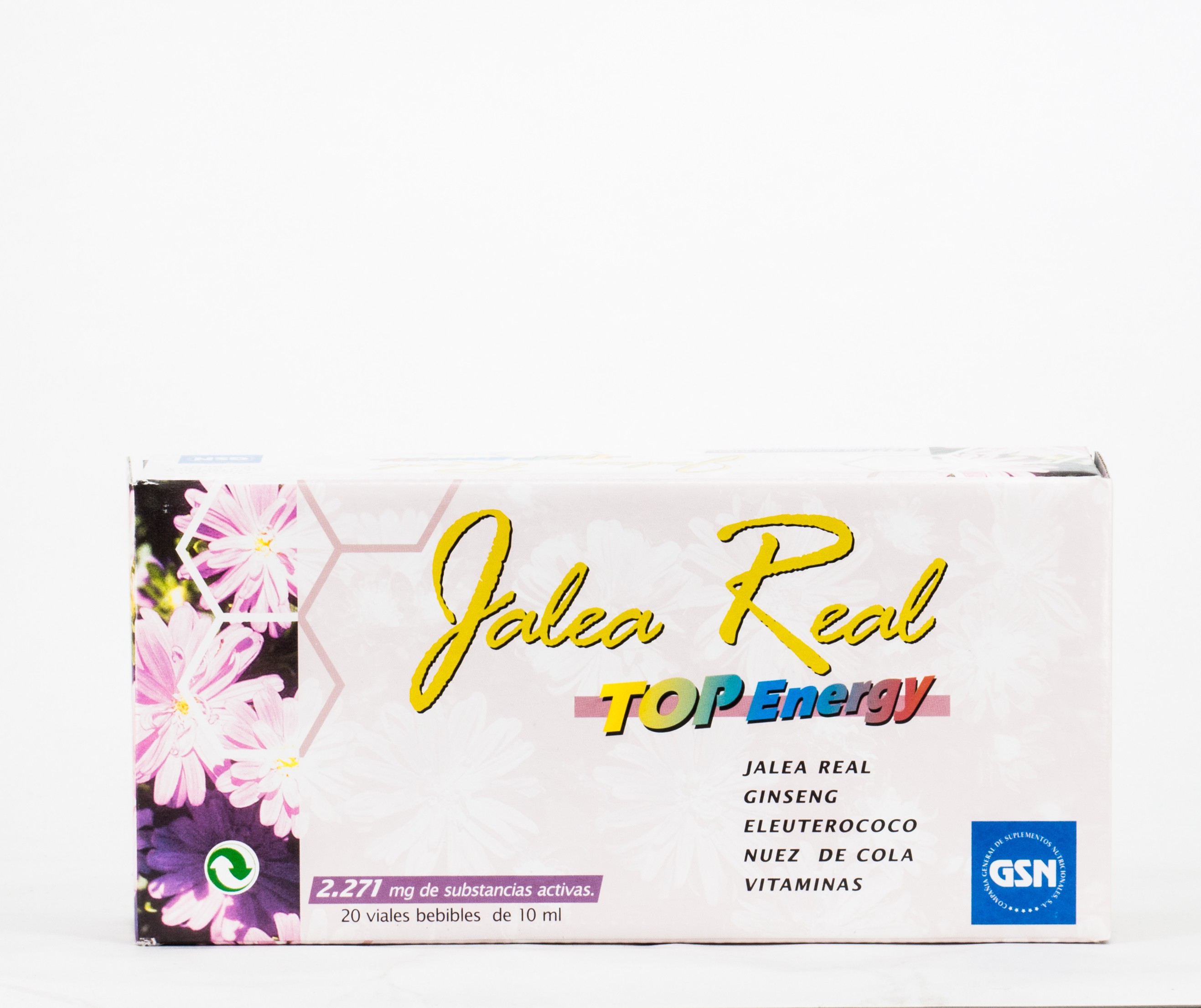 GSN Jalea Real Top Energy, 20 ampollas