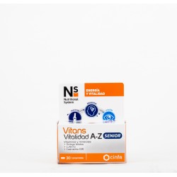 NS Vitans Vitality A-Z Sênior, 30 Comp.