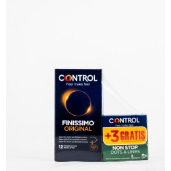 Controle Finíssimo Senso, 12 preservativos.