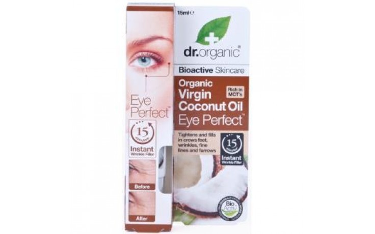 Dr Óleo de Coco Orgânico Contorno dos Olhos, 15ml.