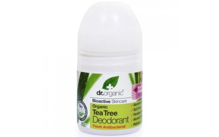 Dr Desodorante Orgânico Tea Tree, 50ml.