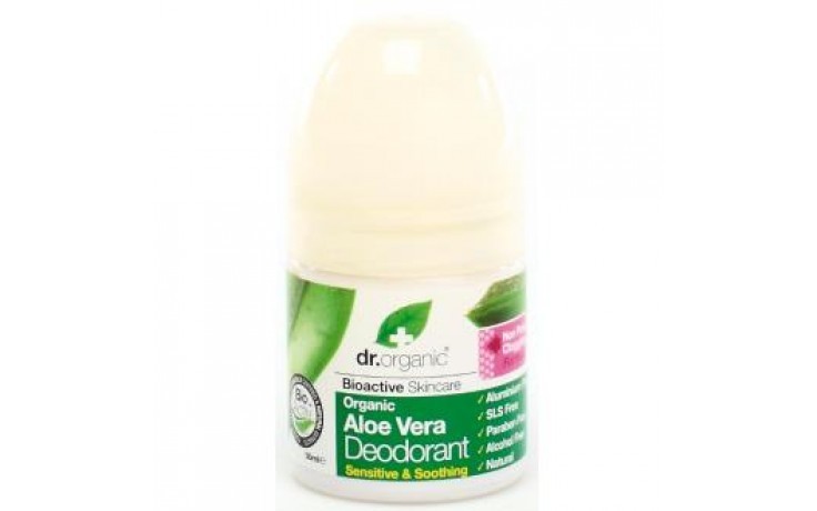 Dr Desodorante Orgânico Aloe Vera, 50ml.