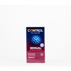 Xtra Dots Controle Sensual, 12 preservativos.