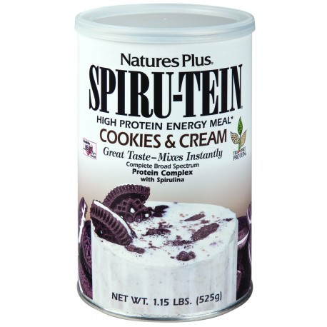 Nature's plus spiru-tein cookies & creme 525 g