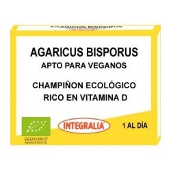 Integralia Agaricus Bisporus Eco (30 colheres de sopa) Adequado para veganos