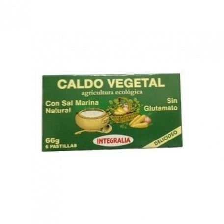 Integralia Caldo Vegetal Orgânico com Sal Marinho 66mg