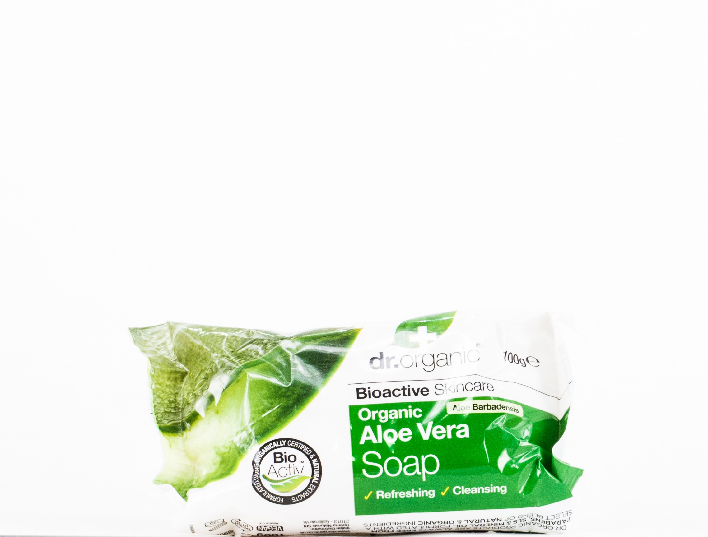 Dr Sabonete em Barra de Aloe Vera Orgânico, 100g.