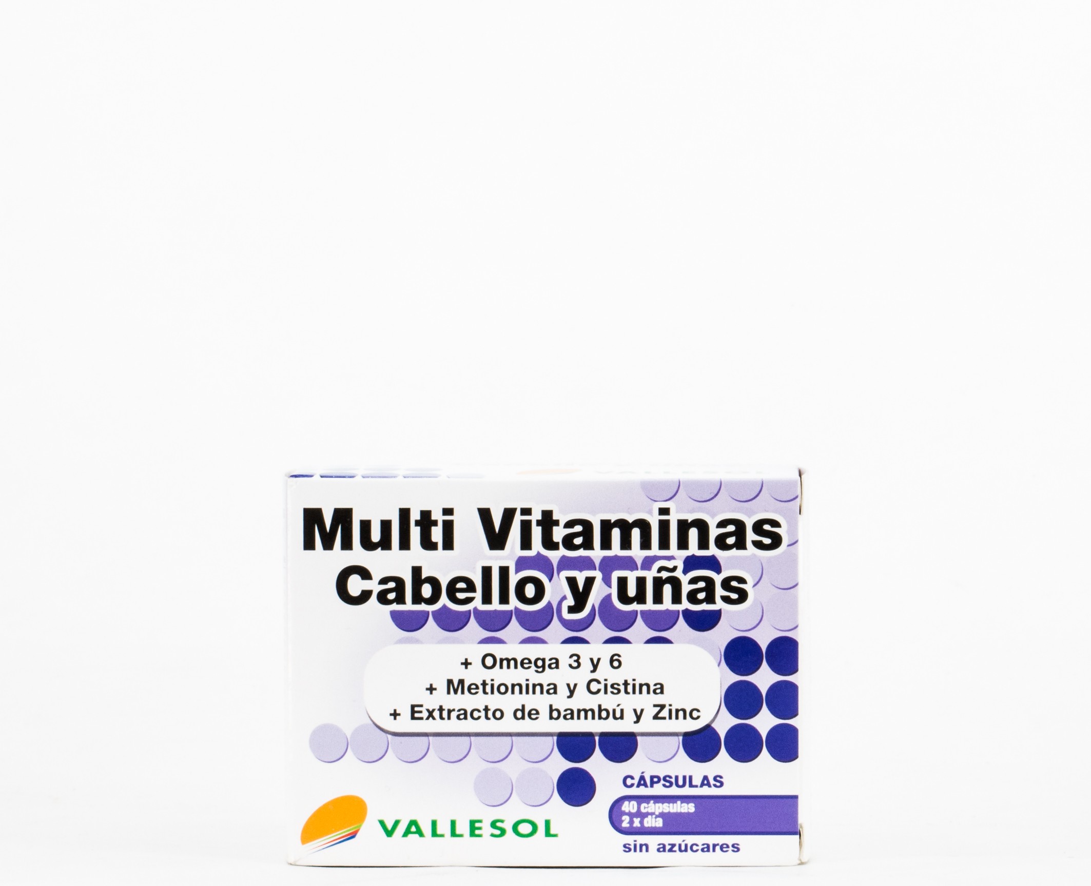 Vallesol Multi Vitaminas Cabelo & Unhas, 40 Caps.