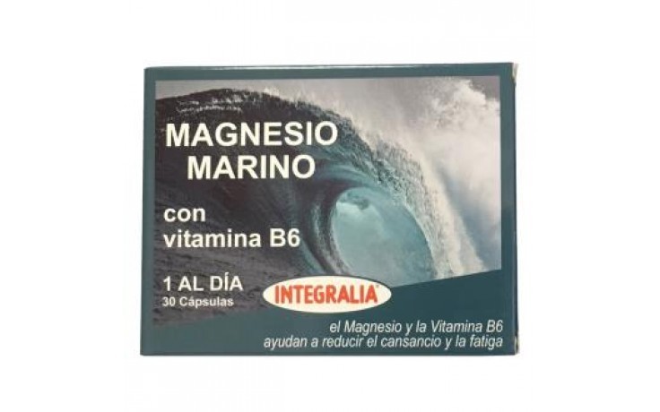 Integralia Magnésio Marinho com Vitamina B6 30 Cápsulas